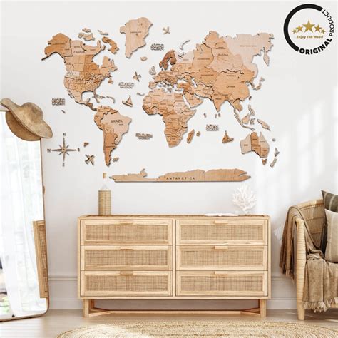 3D Wooden World Map Light from Enjoy The Wood ‣ Good Price, Reviews