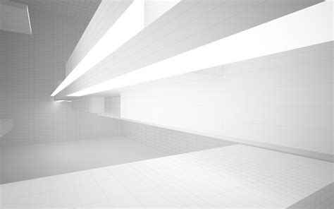 Premium Photo | A room with a white wall and a white ceiling with lights.