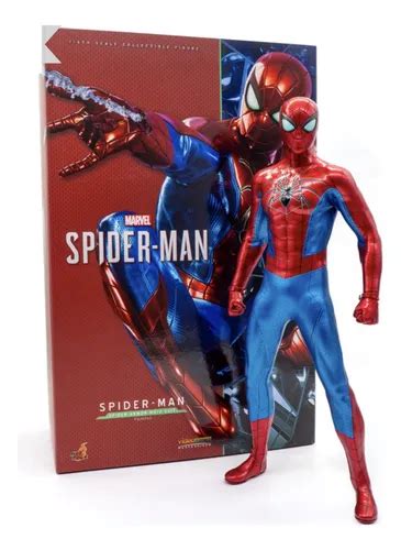 Hot Toys Figura Spiderman Armor Mkiv Pintura Reflectiva Meses Sin Inter S