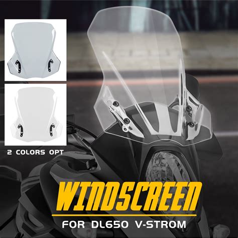 Dl Air Deflector Motorcycle Windshield Fairing Wind Screen Kit For