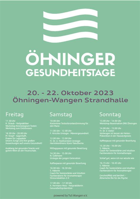 Hninger Gesundheitstage Bodenseewest Eu