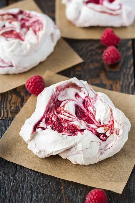 Chewy Raspberry Meringues Liv For Cake