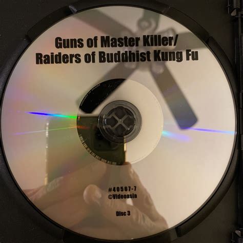 Guns Of Master Killer Raiders Of Buddhist Kung Fu Dvd Like New