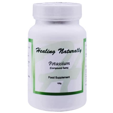 Potassium Compound Salts | 100g Powder | Healing Naturally
