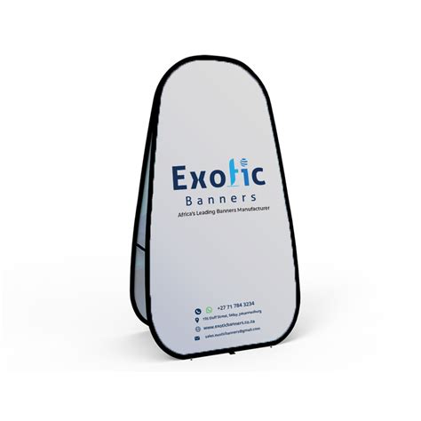 Vertical Pop Up Banner Exotic Banners