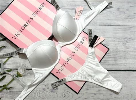 VICTORIA S SECRET Shine Strap Sexy Tee Push Up Bikini Thong SWIM Set