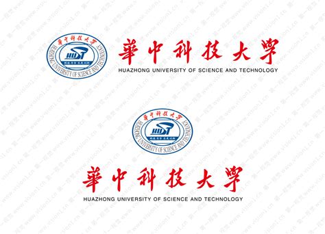 华中科技大学logo校徽png透明底ai矢量素材 第一视觉