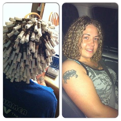 curly perm  white people