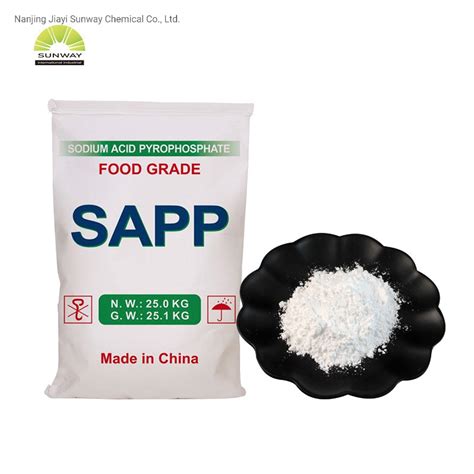 Free Sample Industrial Food Grade 25kg Bag Powder Sodium Acid