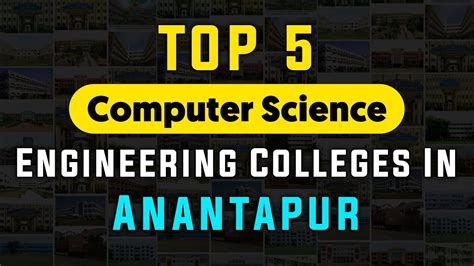 Top 5 CSE Engineering Colleges In Anantapur Best CSE Engineering