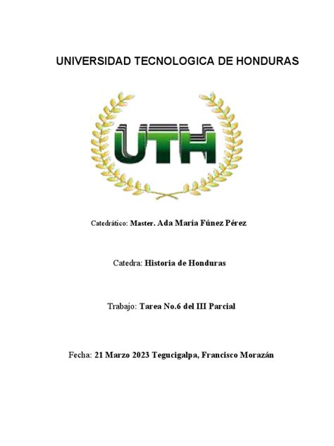 Análisis De Los Gobiernos Militares En Honduras Y Sus Principales Logros Pdf Honduras Gobierno