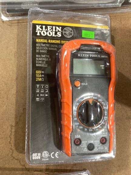 Klein Tools Manual Ranging Digital Multimeter - Metzger Property ...