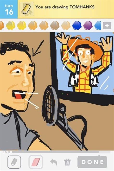 Tom Hanks! -Woody | Tom hanks, Woody, Draw something