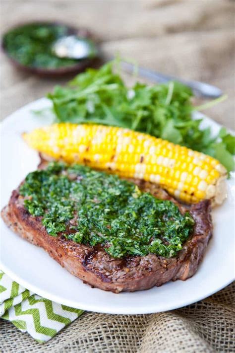 Eclectic Recipes Grilled Gaucho Rib Eye Steaks With Cilantro