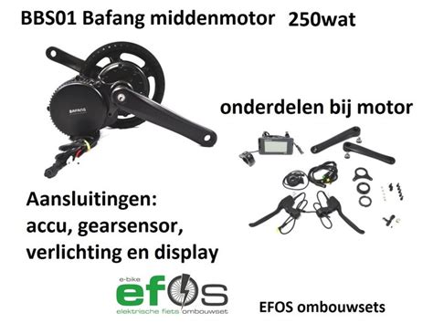 Bafang Middenmotor Zonder Accu EBIKE EFOS Ombouwset Om U Fiets