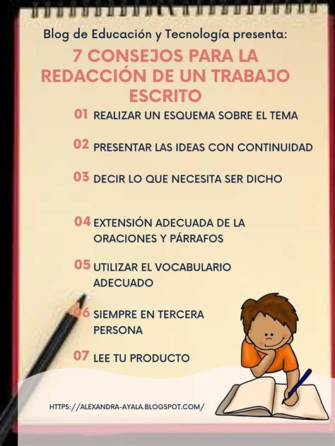 Educación Y Tecnología 7 Consejos Para La RedacciÓn De Un Trabajo