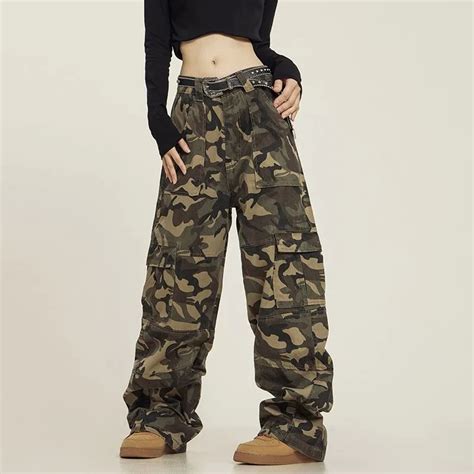 Camo utility cargo pants | CYBER TECHWEAR®