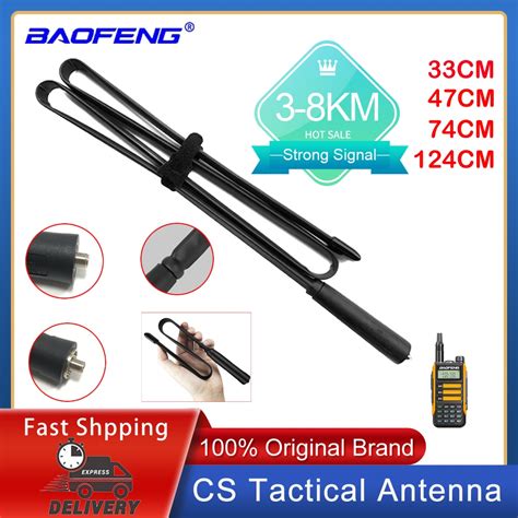 Baofeng Cs Tactical Antenna Walkie Talkie Foldable For Uv Pro Uv R