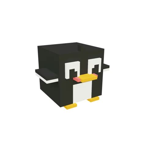 Kritrim Vault Penguin Voxel Art 3d