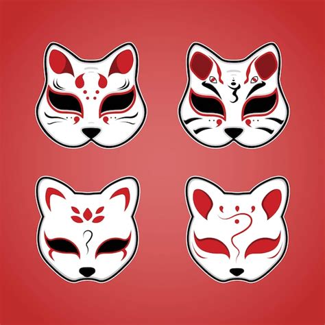 Kitsune Mask Template Free Printable Papercraft Templates 58 Off