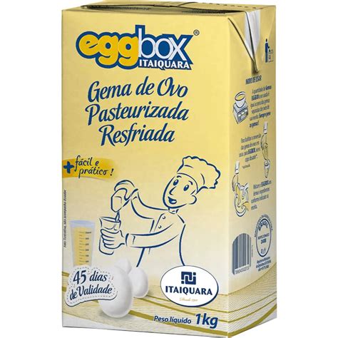 Quanto Pesa Uma Gema De Ovo - GEMA DE OVO PASTEURIZADA 1 KG ITAIQUARA