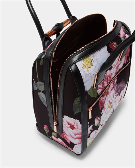 Ted Baker Cotton Iguazu Travel Bag In Black Lyst