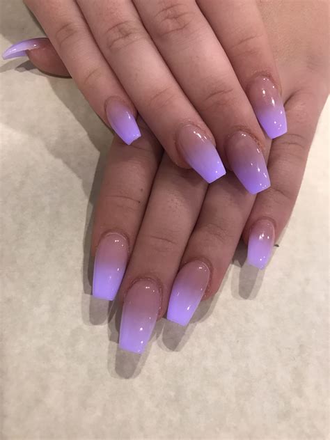 Pin By Astriel Morton On Nails Purple Ombre Nails Lilac Nails Lavender Nails