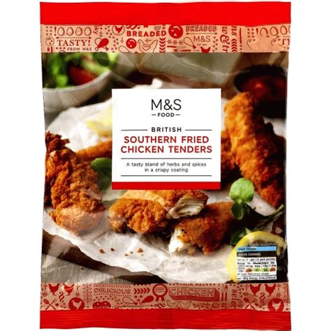 M S British Southern Fried Chicken Tenders Frozen 380g Compare