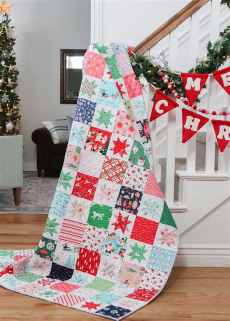 A Patchwork Christmas Finish - Diary of a Quilter - a quilt blog