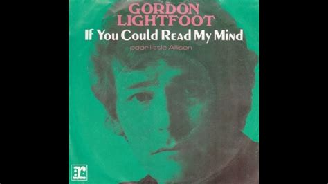 Gordon Lightfoot If You Could Read My Mind 1970 Fitness Center