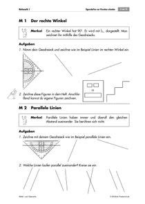 Rechter Winkel Arbeitsblätter von meinUnterricht