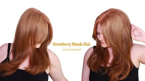 Light Strawberry Blonde Hair Color Formula Diy At Home Reddish Blonde