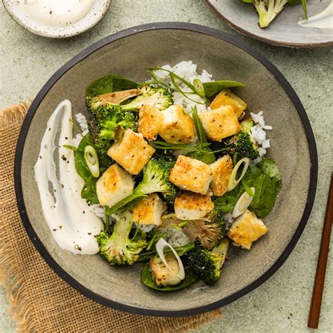 Crispy Sesame Tofu And Miso Roasted Broccoli With Japanese Mayo My Food Bag