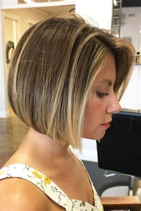 28 Most Flattering Bob Haircuts For Round Faces In 2019 Kapsels