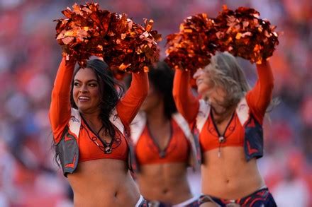 Denver Broncos Cheerleaders Perform During Second Editorial Stock Photo ...