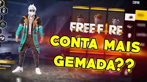 Mostrando Minha Conta Mais Gemada Do Free Fire Youtube