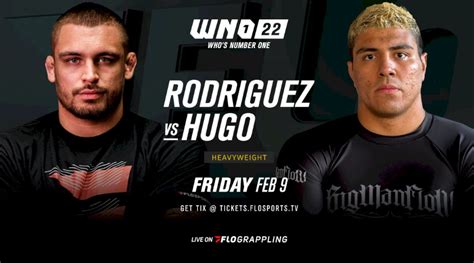 Nick Rodriguez Vs Victor Hugo Set To Headline Wno Grappling Insider