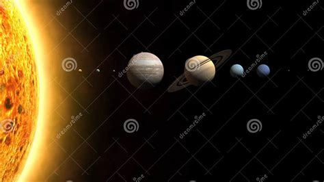 The Solar System. Solar System Planets in Order of Distance from the ...