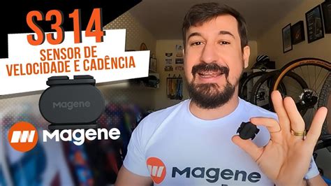 Magene Sensor S314 Velocidade e Cadência Bike King YouTube