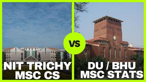 NIT Trichy VS DU BHU MSc CS VS MSc Statistics CCMN Round 2