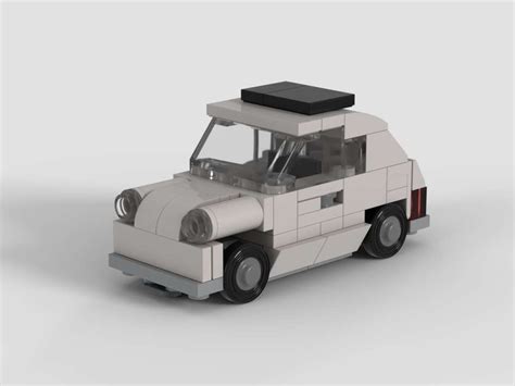 LEGO MOC Fiat 500 v.2 - minifig scale by Tavernellos | Rebrickable - Build with LEGO