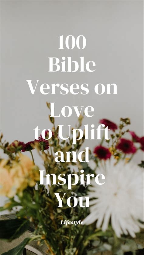 100 Bible Verses on Love to Uplift and Inspire You - Makenstitch