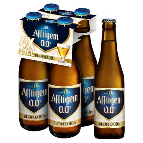 Affligem Abdijbier Blond Alcoholvrij Bier 4 X 33 Cl Fles Carrefour Site