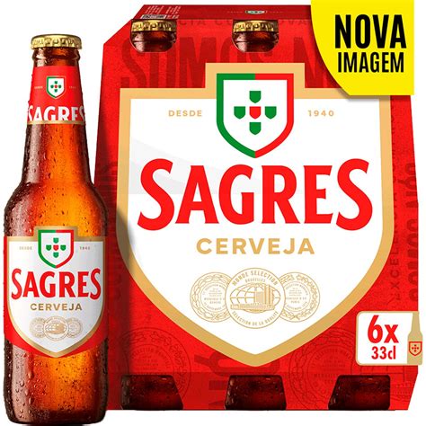 Cerveja Pack 6 garrafa 33 cl Sagres Supermercado El Corte Inglés El