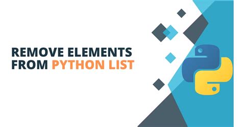 How To Remove Element From List Python Comprehensive Tutorial In