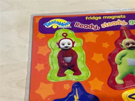 New And Sealed Teletubbies Magazine Free T Set Of Fridge Magnets £14