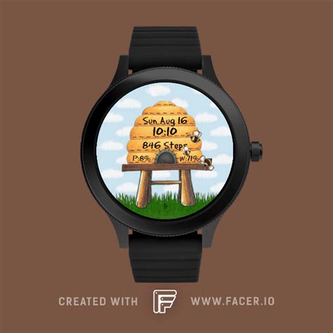 Linlay Designs [animated] Bee On Time Watch Face For Apple Watch