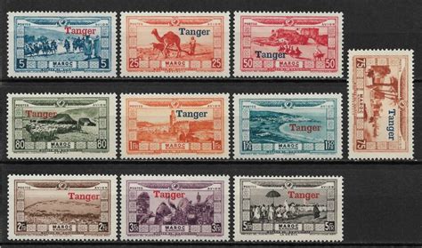 French Morocco Tanger Air Mail Scott Cb Cb Vf Mint Hinged Og