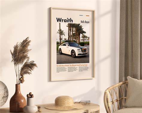 Rolls Royce Wraith Poster Luxury Car Wall Art Cool Sports Cars Prints ...