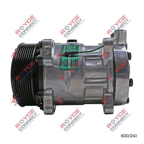 Compressor Modelo AA7H15AA 8 Orelhas 24 Volts Polia 8pk 119mm R134a